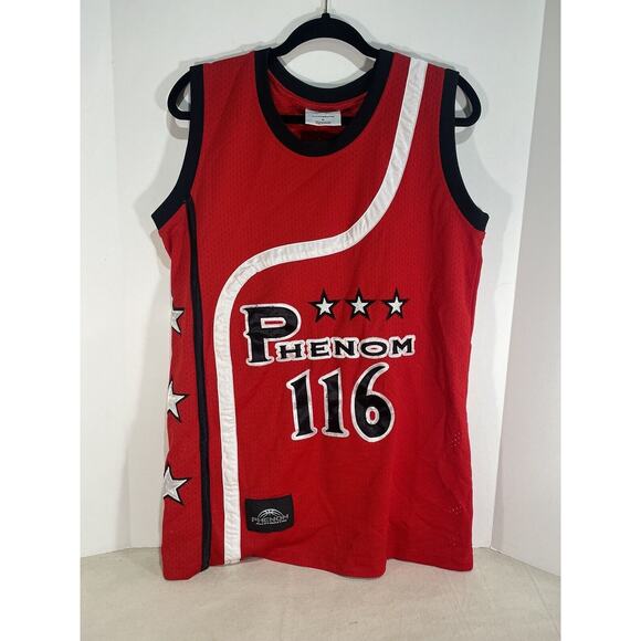 Phenom #116 Mens Medium Red Jersey Tank Top - Picture 1 of 4